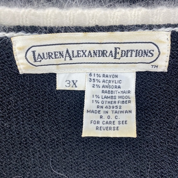 Vintage Angora Blend Long Sleeve Sweeter Dress Plus Size 3X - Picture 9 of 13